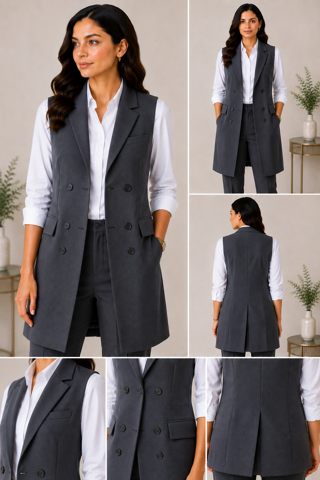 Chic Charcoal Blazer